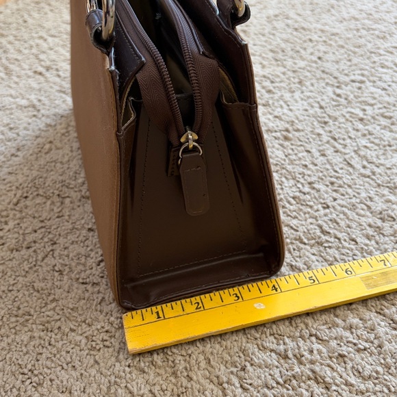 Niche classic handbag brown purse base and 3 interchangeable shell covers - Picture 4 of 17